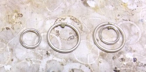 Judy Larson's Bracelet Links 1, 2,3 - , Findings & Components, Toggles & Clasps, Earwire & Headpin, Butane Torch, Soldering, Solder, Heat until the solder flows.